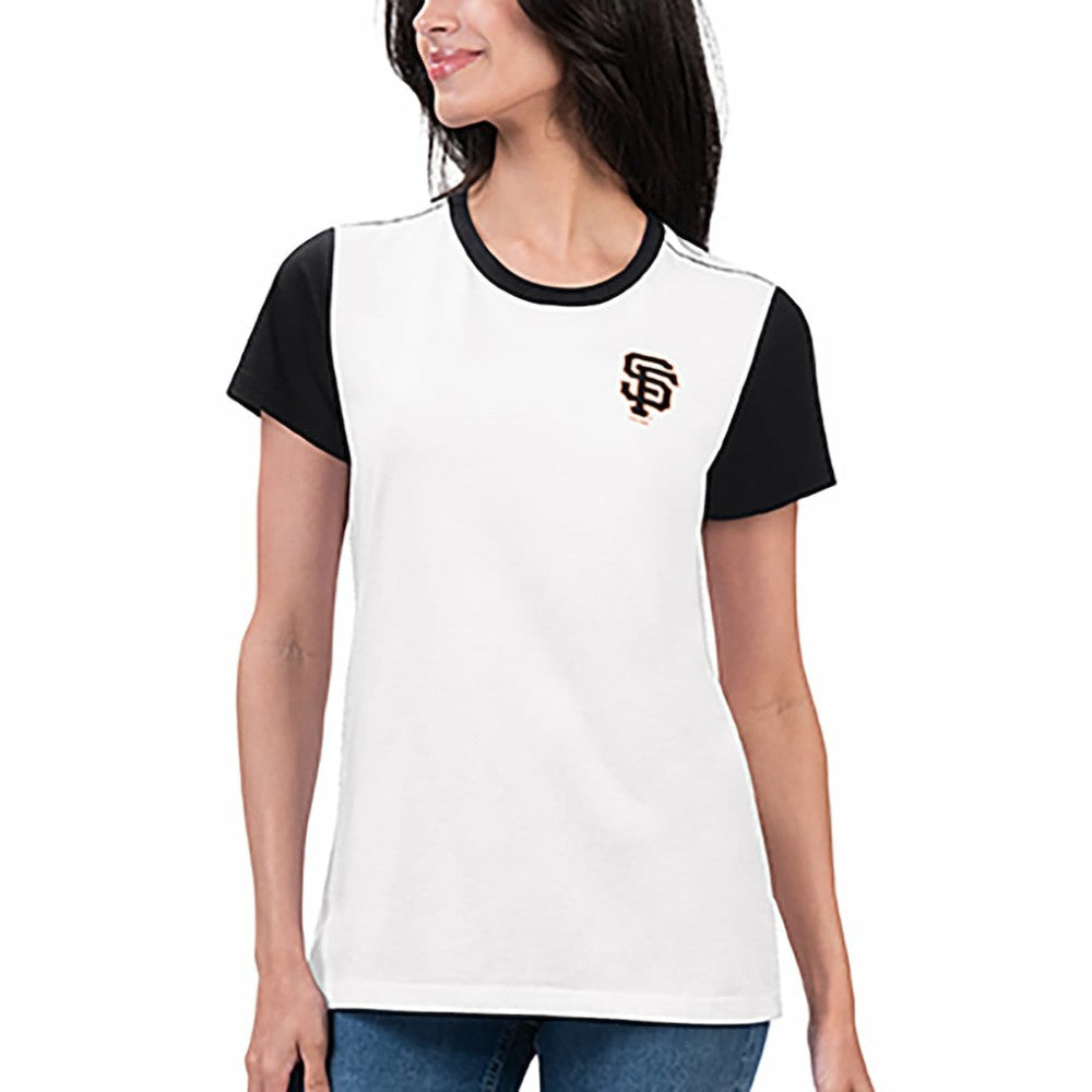San Francisco Giants G-III 4Her by Carl Banks Women's Illustration Ringer T-Shirt On Sale