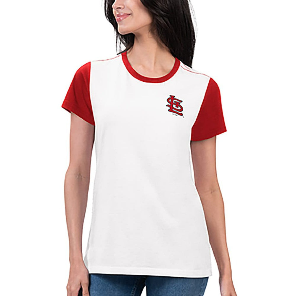 St. Louis Cardinals G-III 4Her by Carl Banks Women's Illustration Ringer T-Shirt discount