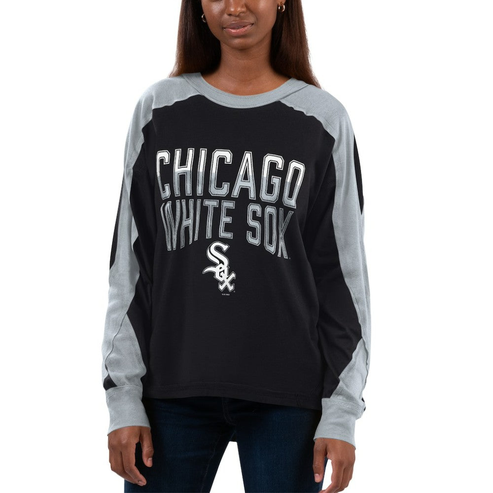 Chicago White Sox G-III 4Her by Carl Banks Women's Smash Raglan Long Sleeve T-Shirt Lifestyle