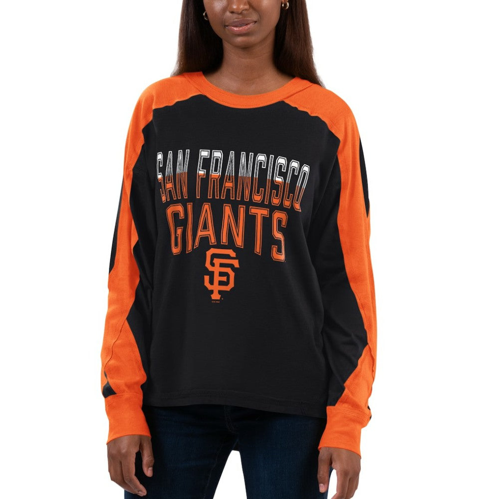 San Francisco Giants G-III 4Her by Carl Banks Women's Smash Raglan Long Sleeve T-Shirt for sale