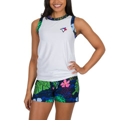 Toronto Blue Jays Concepts Sport Women's Roamer Knit Tank Top & Shorts Set On Sale