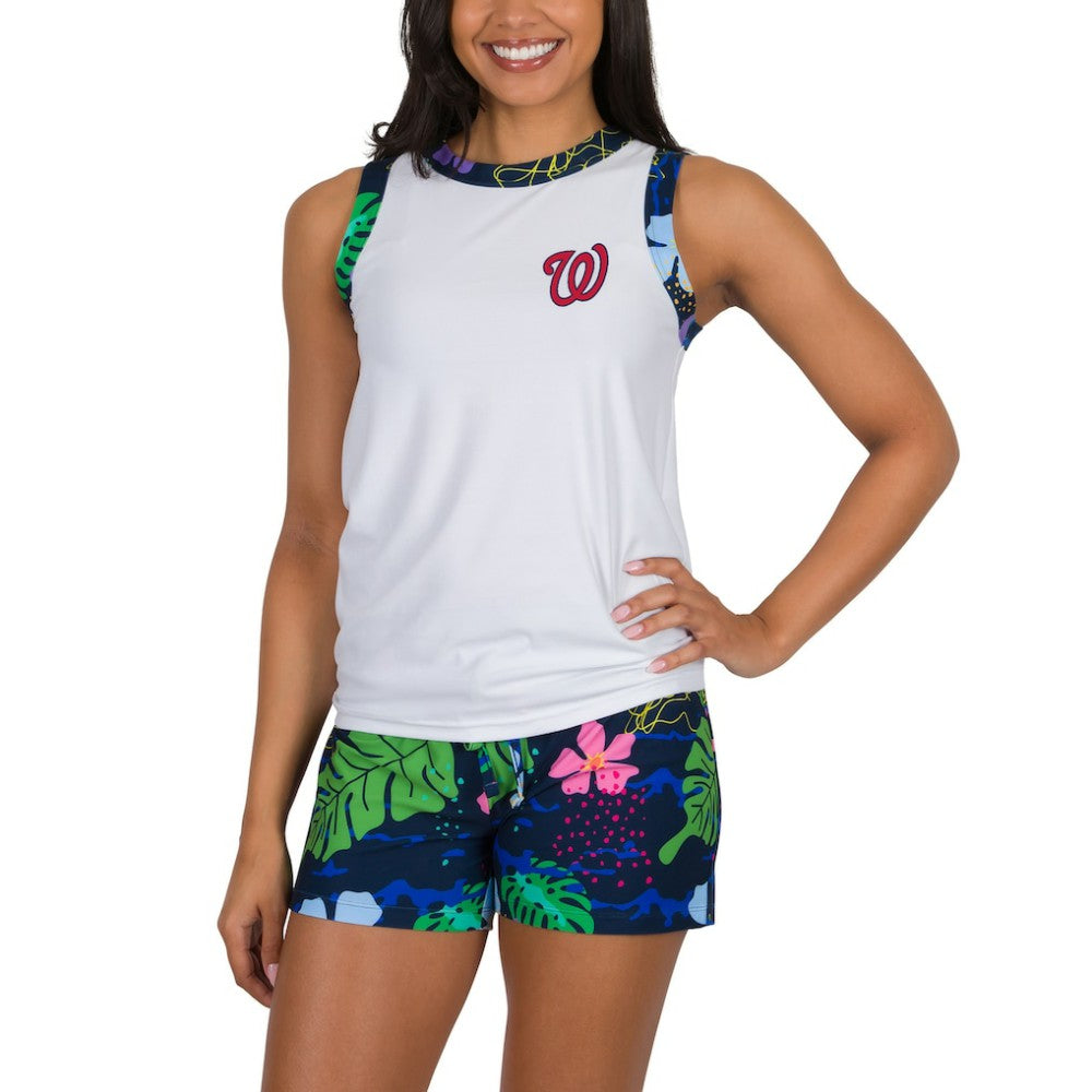 Washington Nationals Concepts Sport Women's Roamer Knit Tank Top & Shorts Set Lifestyle