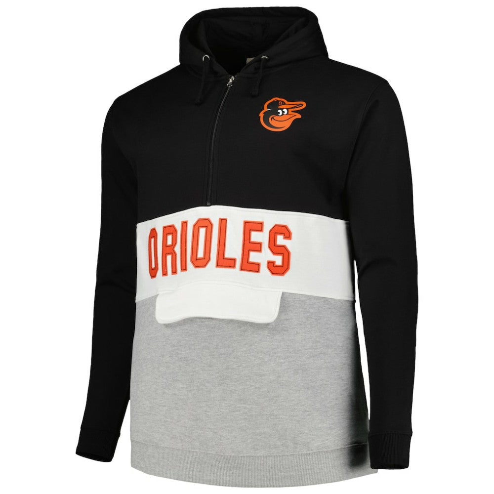 Baltimore Orioles Big & Tall Hoodie Half-Zip Sweatshirt for sale