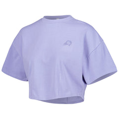 NBA - Phoenix Suns Lusso Women's Nola Faded Tonal Cropped T-Shirt - Purple