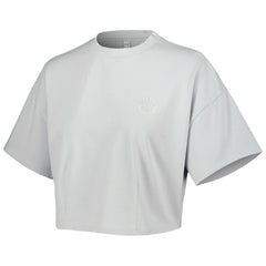 NBA - Boston Celtics Lusso Women's Nola Faded Tonal Cropped T-Shirt - Gray