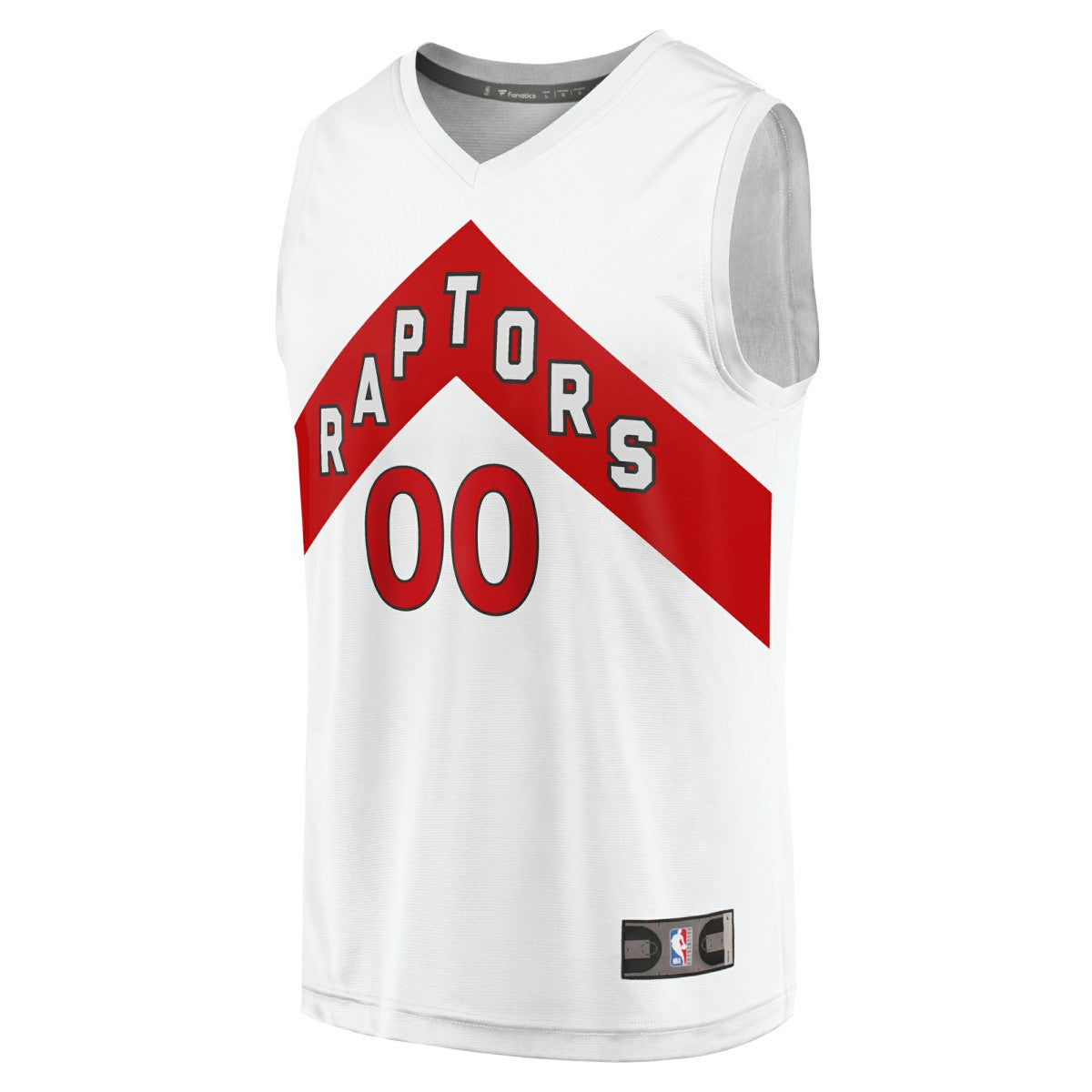 Fanatics - Toronto Raptors Fast Break Custom Replica Jersey - Association Edition - White