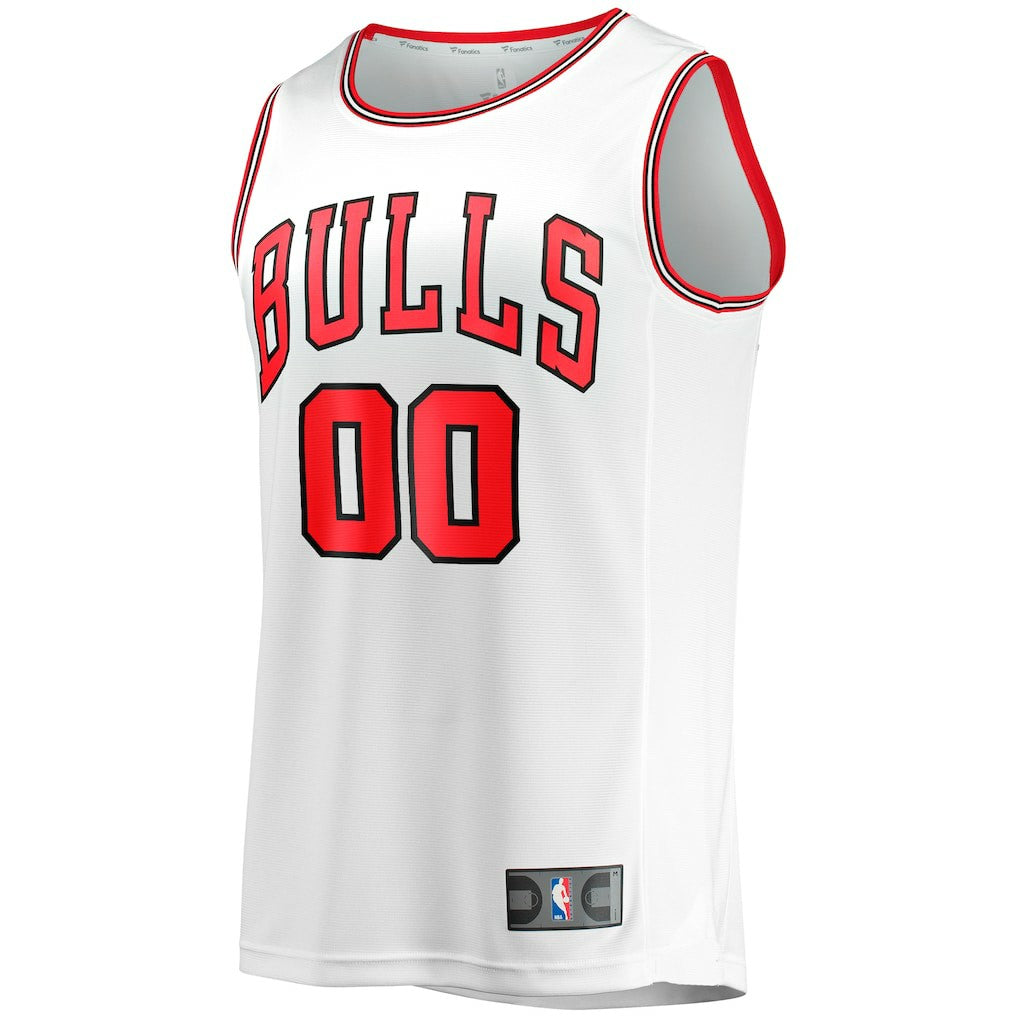 Fanatics - Chicago Bulls Youth Fast Break Replica Custom Jersey - Association Editi- White
