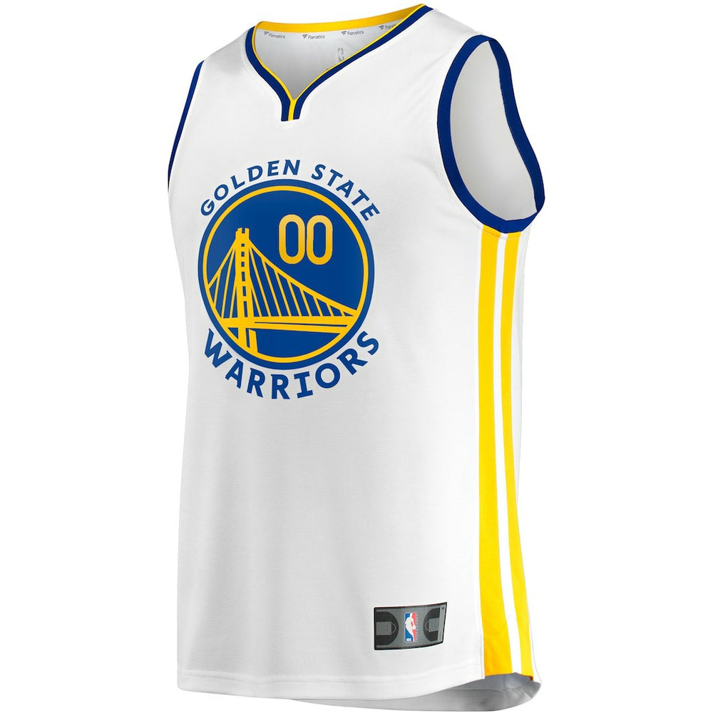 Fanatics - Golden State Warriors Youth Fast Break Replica Custom Jersey - Association Editi- White