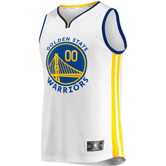 Fanatics - Golden State Warriors Youth Fast Break Replica Custom Jersey - Association Editi- White