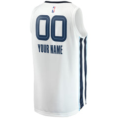 Fanatics - Memphis Grizzlies Youth Fast Break Replica Custom Jersey - Association Edition - White
