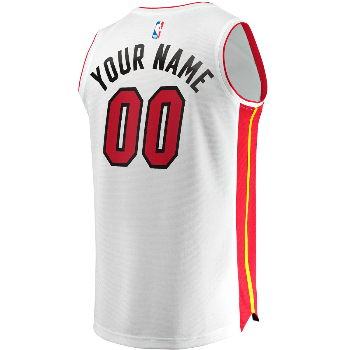 Miami Heat Youth Fast Break Custom Replica Jersey - White - Association Edition | NBA Jerseys