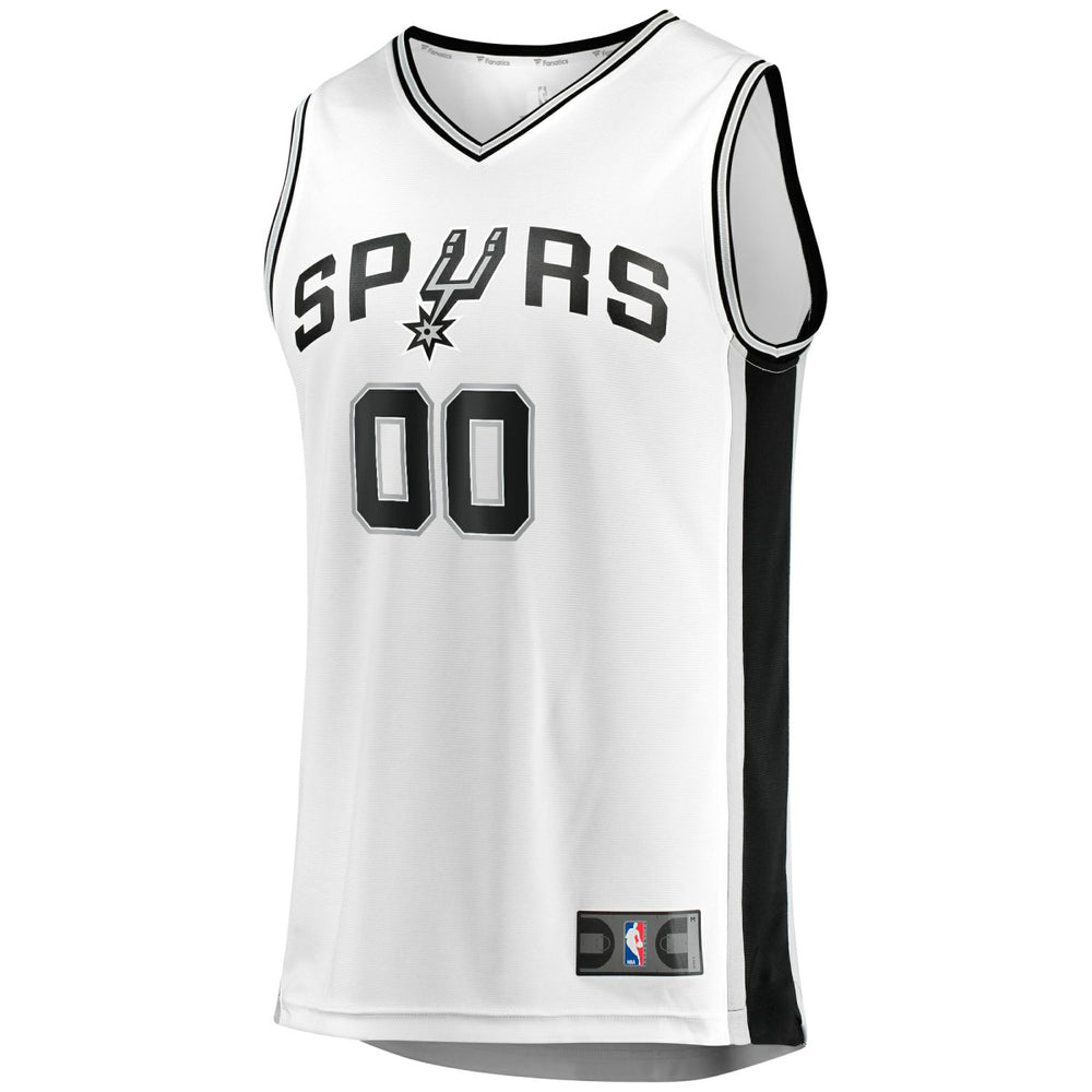 Fanatics - San Antonio Spurs Youth Fast Break Replica Custom Jersey - Association Edition - White