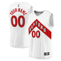 Fanatics - Toronto Raptors Youth Fast Break Replica Custom Jersey - Association Edition - White
