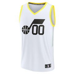 Fanatics - Utah Jazz Youth Fast Break Replica Custom Jersey - Association Edition - White