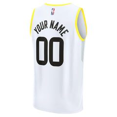 Fanatics - Utah Jazz Youth Fast Break Replica Custom Jersey - Association Edition - White