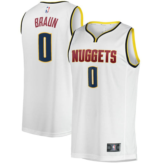 Christian Braun Denver Nuggets Fast Break Player Jersey sale - Association Editi- White | NBA Jerseys