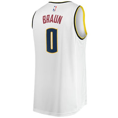 Fanatics - Christian Braun Denver Nuggets Fast Break Player Jersey - Association Editi- White