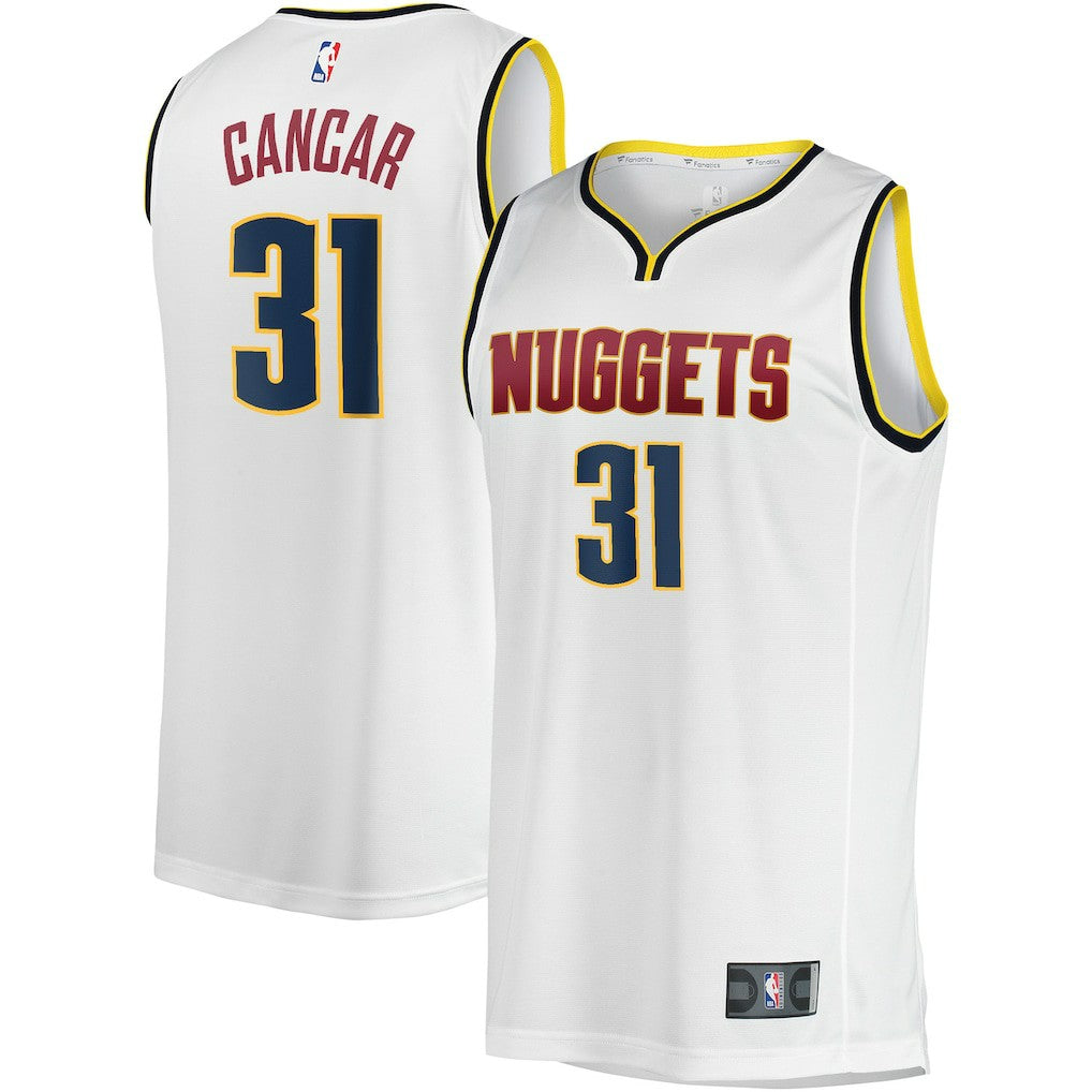 Vlatko Cancar Denver Nuggets Fast Break Player Jersey sale - Association Editi- White | NBA Jerseys