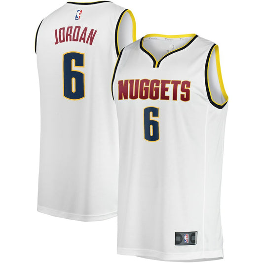 DeAndre Jordan Denver Nuggets Fast Break Player Jersey sale - Association Editi- White | NBA Jerseys