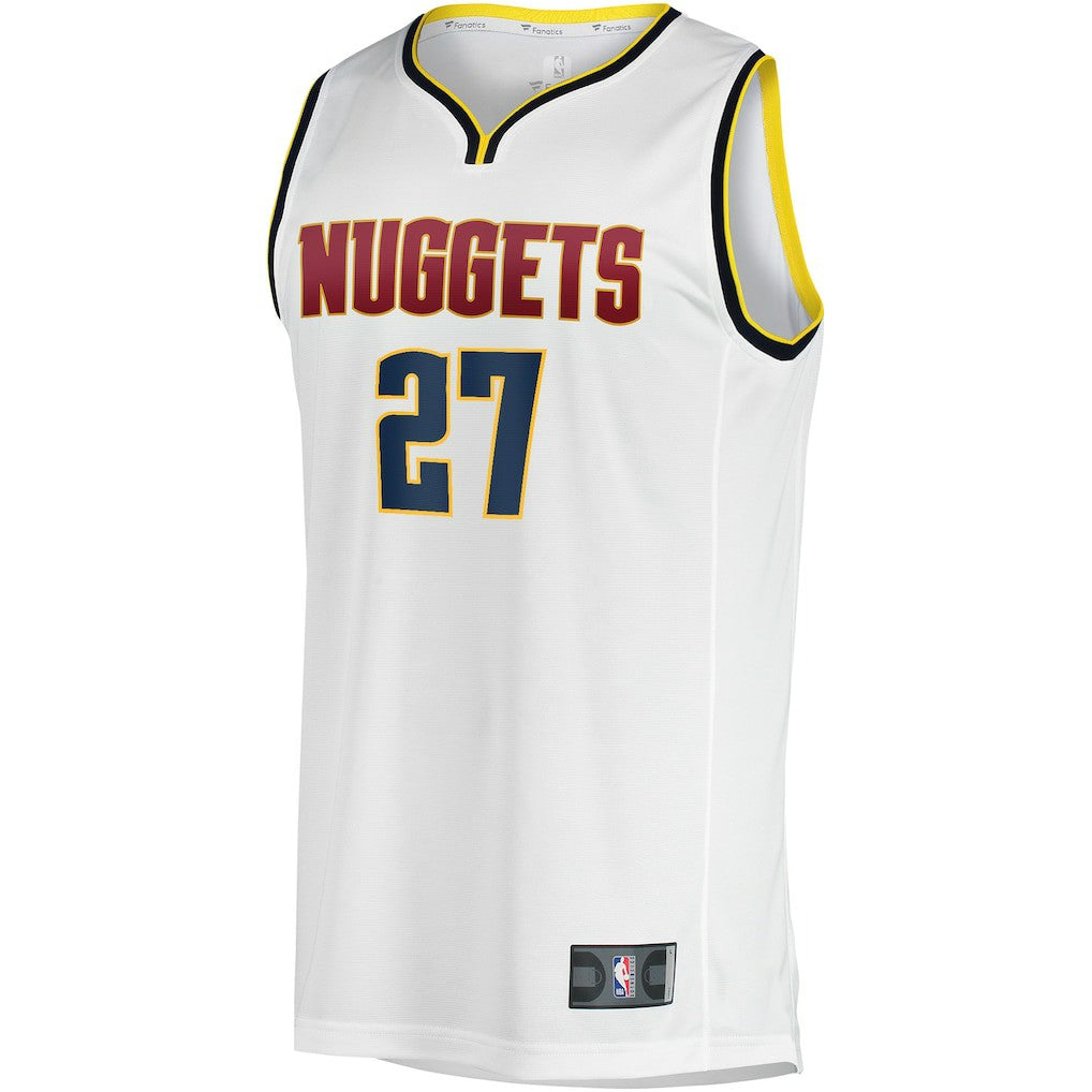 Fanatics - Jamal Murray Denver Nuggets Fast Break Player Jersey - Association Editi- White