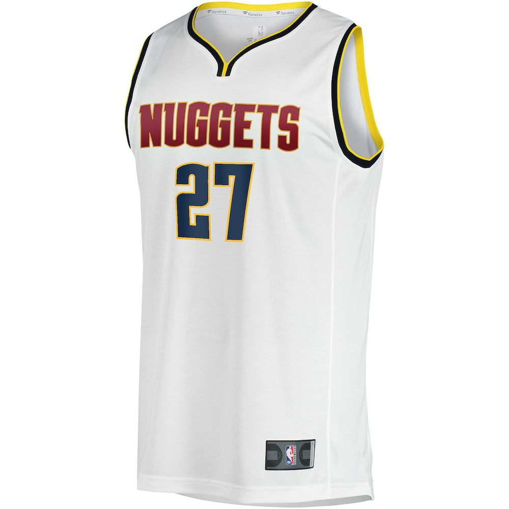 Fanatics - Jamal Murray Denver Nuggets Fast Break Player Jersey - Association Editi- White