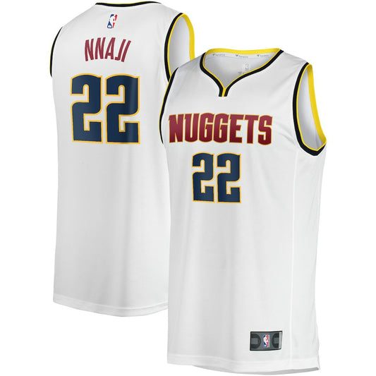 Zeke Nnaji Denver Nuggets Fast Break Player Jersey sale - Association Editi- White | NBA Jerseys
