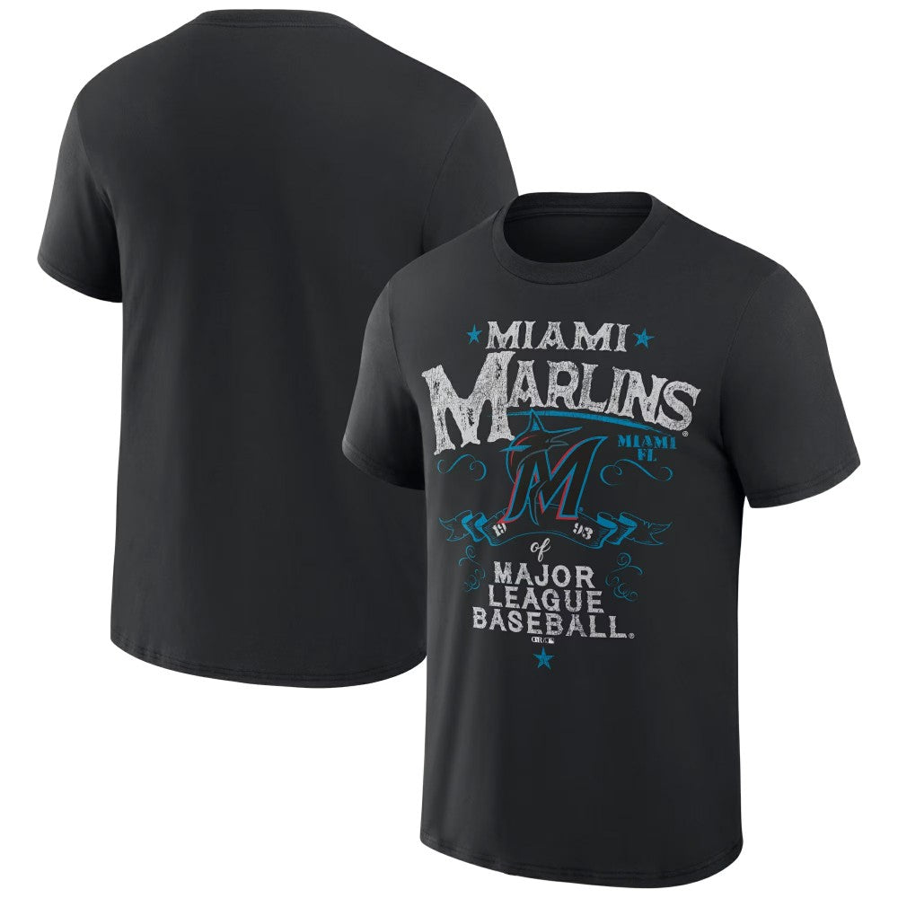 Miami Marlins Darius Rucker Collection by Fanatics Beach Splatter T-Shirt for sale