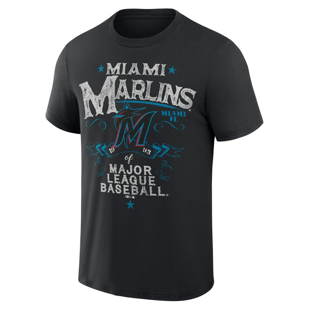 Miami Marlins Darius Rucker Collection by Fanatics Beach Splatter T-Shirt for sale