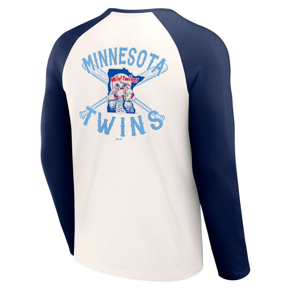 Minnesota Twins Darius Rucker Collection by Fanatics Team Color Raglan T-Shirt Lifestyle