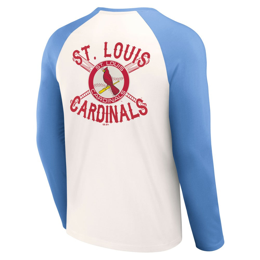 St. Louis Cardinals Darius Rucker Collection by Fanatics Team Color Raglan T-Shirt Clearance