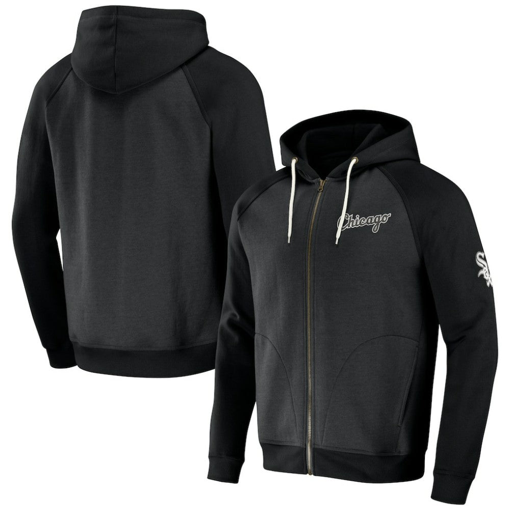 Chicago White Sox Darius Rucker Collection by Fanatics Raglan Full-Zip Hoodie discount