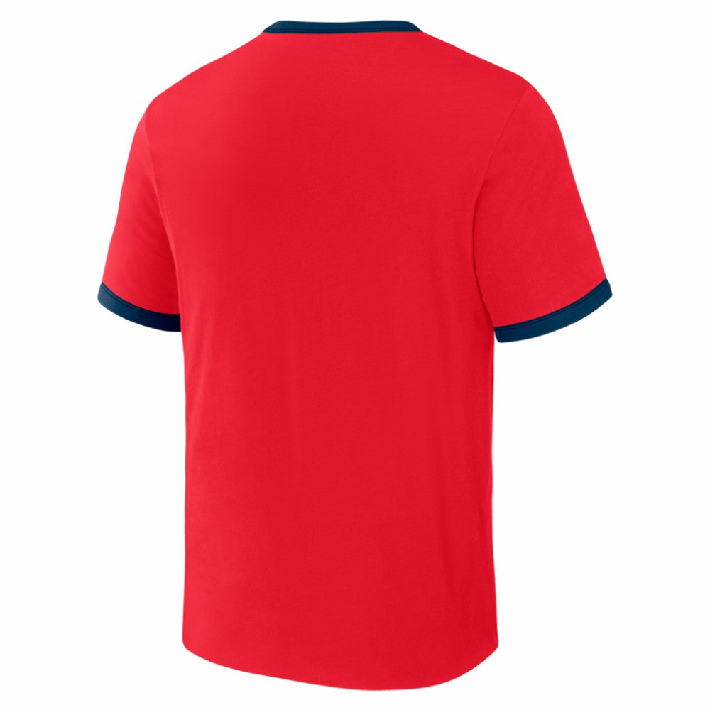 Los Angeles Angels Darius Rucker Collection by Fanatics Two-Way Ringer Reversible T-Shirt Clearance