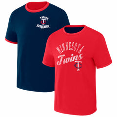 Minnesota Twins Darius Rucker Collection by Fanatics Two-Way Ringer Reversible T-Shirt Sale