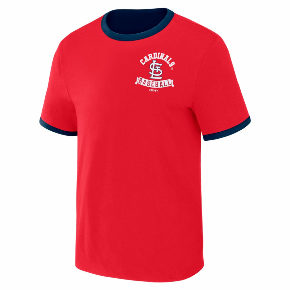 St. Louis Cardinals Darius Rucker Collection by Fanatics Two-Way Ringer Reversible T-Shirt Clearance