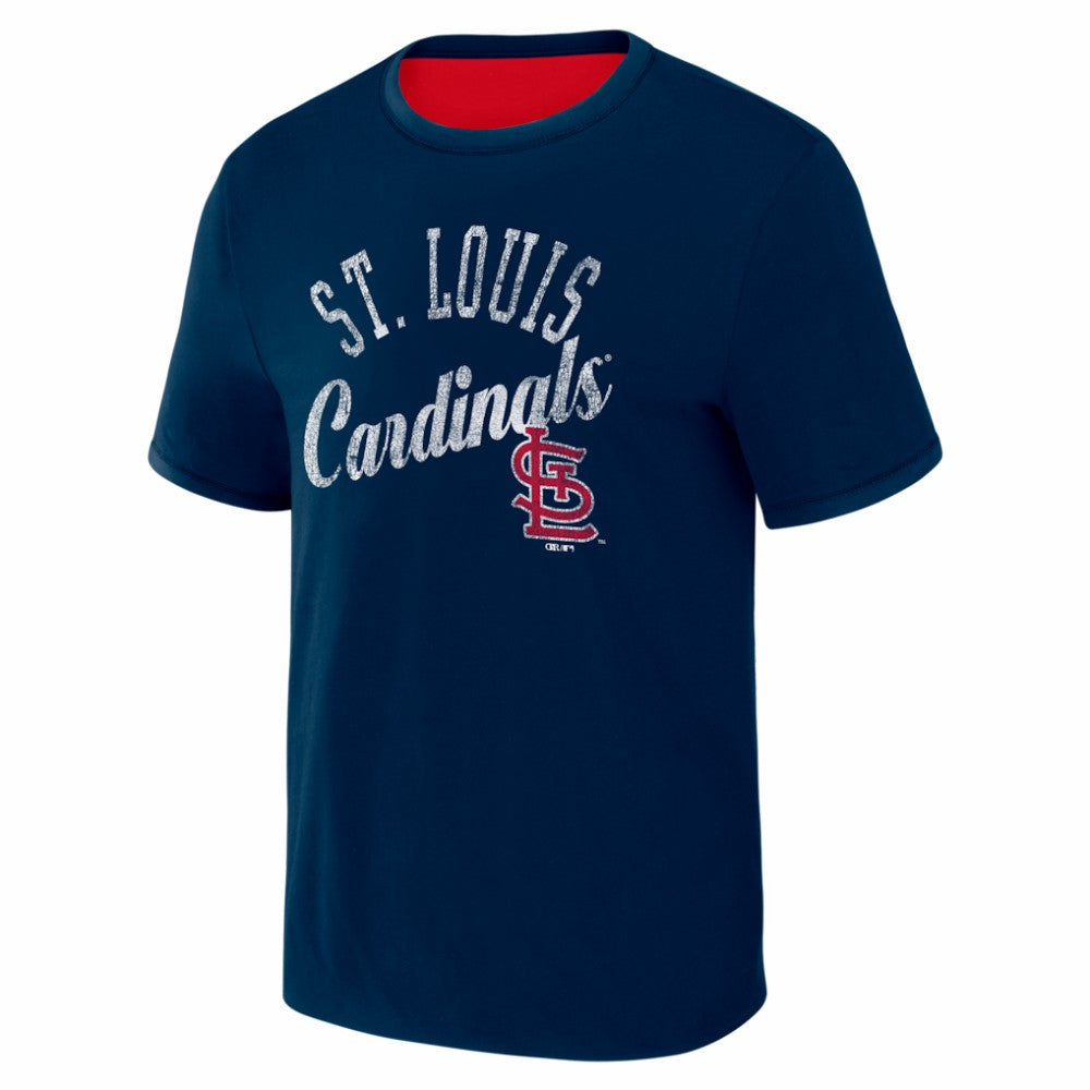 St. Louis Cardinals Darius Rucker Collection by Fanatics Two-Way Ringer Reversible T-Shirt Clearance