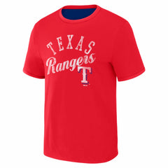 Texas Rangers Darius Rucker Collection by Fanatics Two-Way Ringer Reversible T-Shirt Clearance