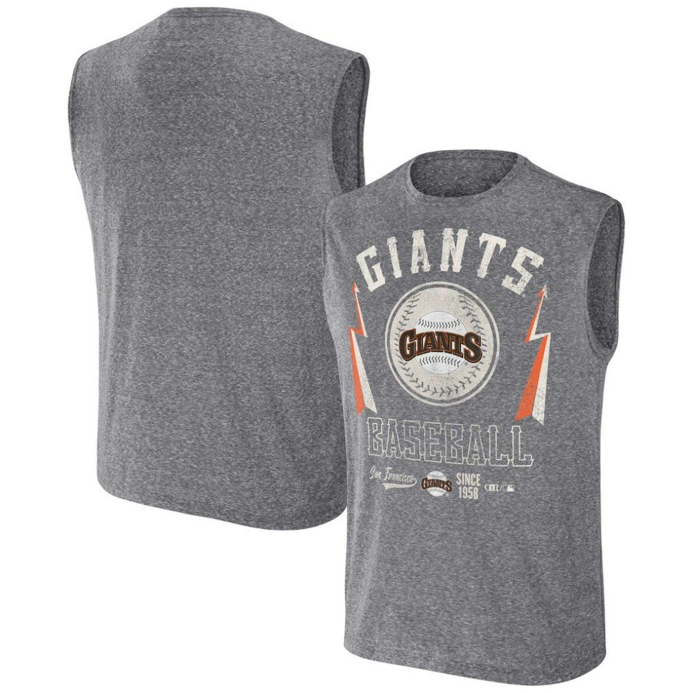 San Francisco Giants Darius Rucker Collection by Fanatics Relaxed-Fit Muscle Tank Top Clearance
