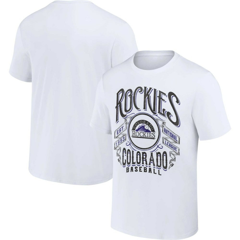 Colorado Rockies Darius Rucker Collection by Fanatics Distressed Rock T-Shirt Near Me