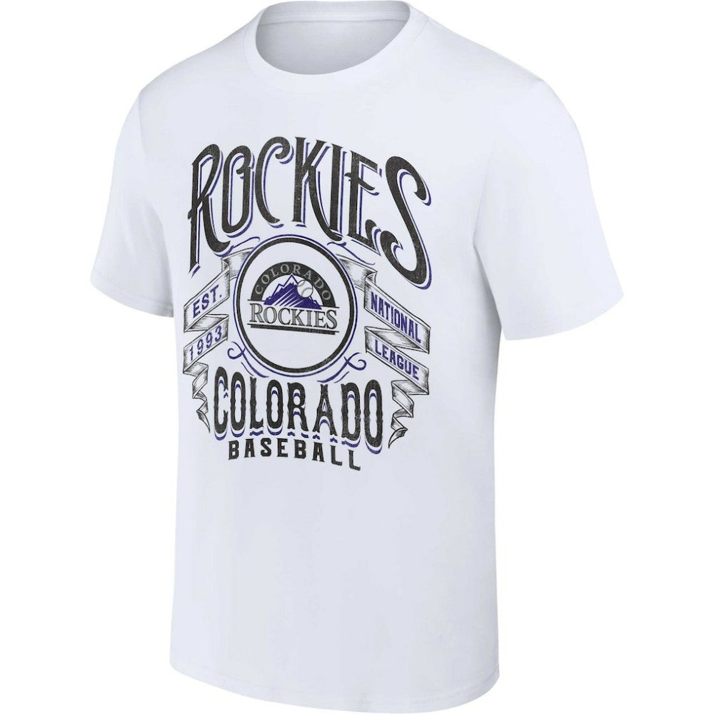 Colorado Rockies Darius Rucker Collection by Fanatics Distressed Rock T-Shirt Near Me