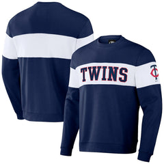 Minnesota Twins Darius Rucker Collection by Fanatics Stripe Pullover Sweatshirt Clearance