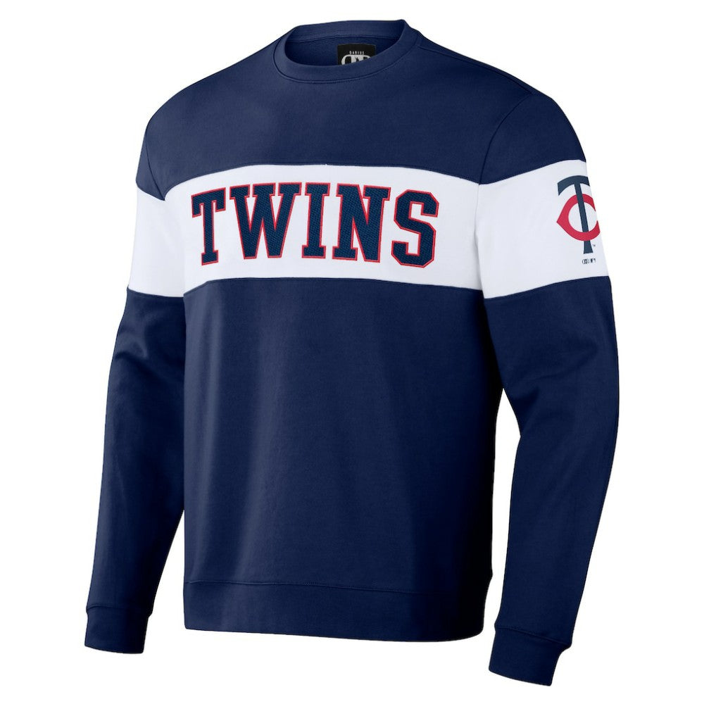 Minnesota Twins Darius Rucker Collection by Fanatics Stripe Pullover Sweatshirt Clearance