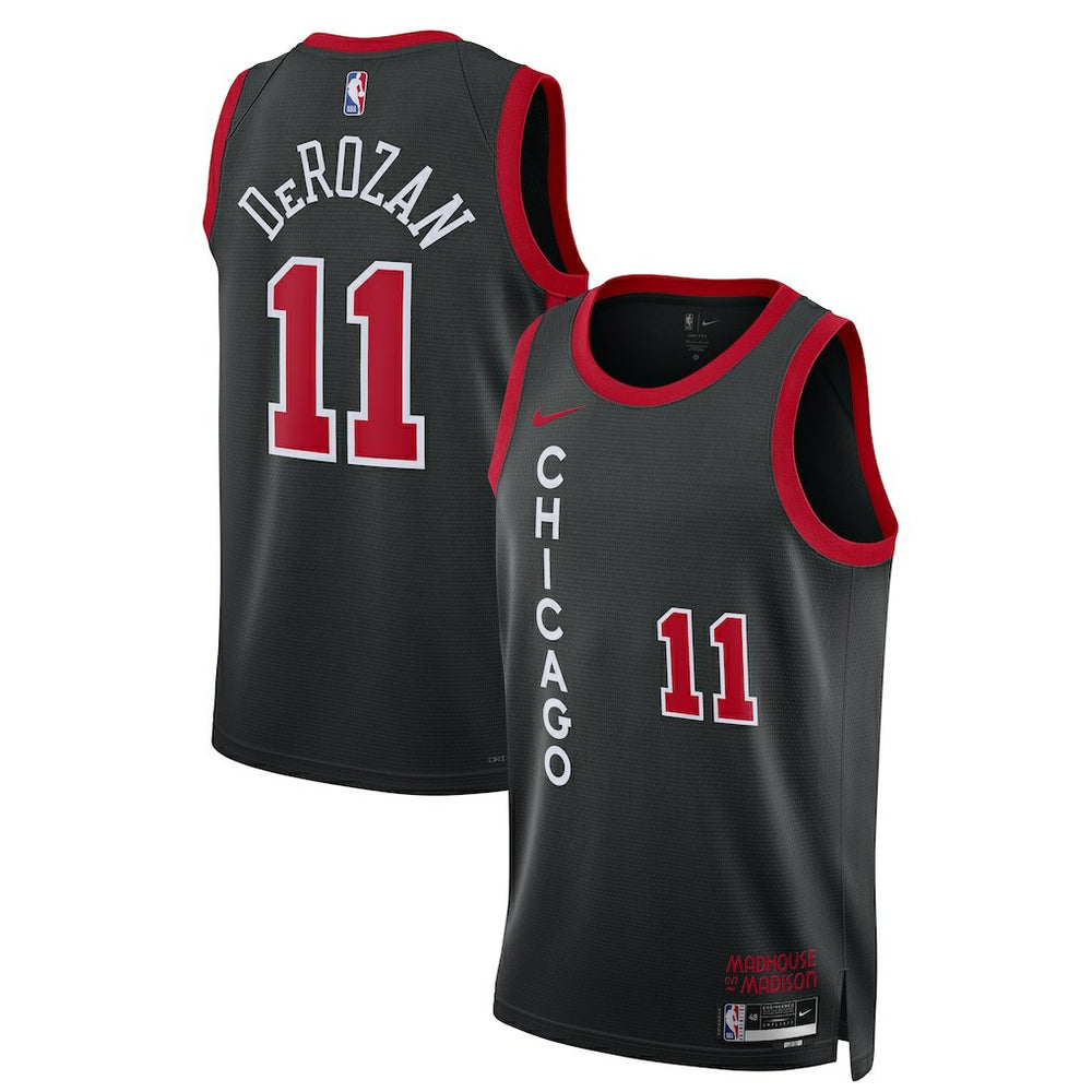 Nike - DeMar DeRozan Chicago Bulls Unisex 2023/24 Swingman Jersey - Black - City Edition
