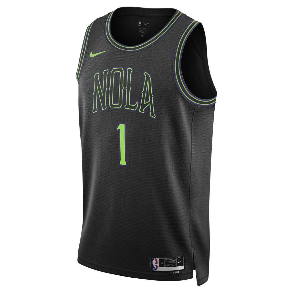Nike - Zion Williamson New Orleans Pelicans Unisex 2025/26 Swingman Jersey - Black - City Edition