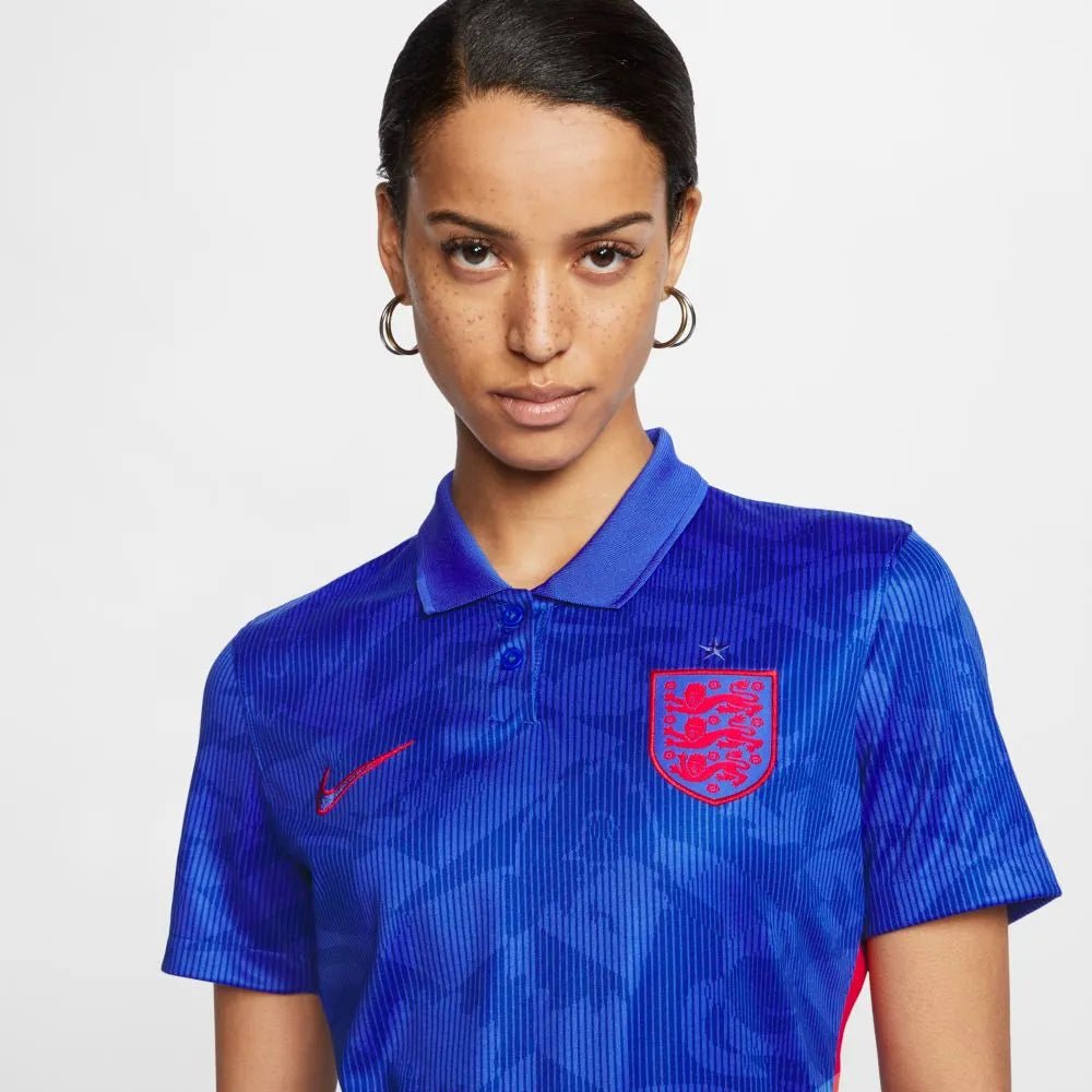 2020-21 England WOMENS Away Soccer Jersey - Blue-Red | Nike Sports