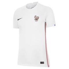 France Women's EC22 Away Soccer Jersey - White-Pink Glaze | Nike Sale