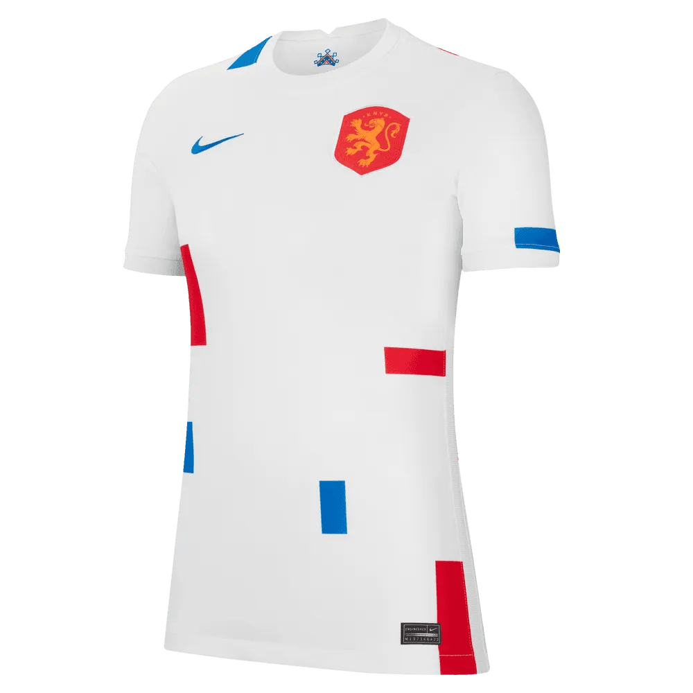 Netherlands Women's EC22 Away Soccer Jersey - White-Soar | Nike Discount