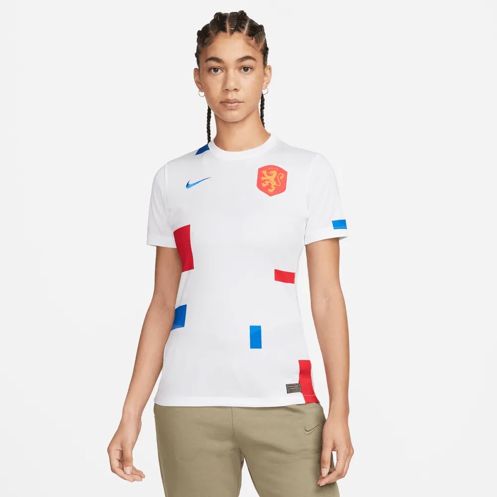 Netherlands Women's EC22 Away Soccer Jersey - White-Soar | Nike Discount