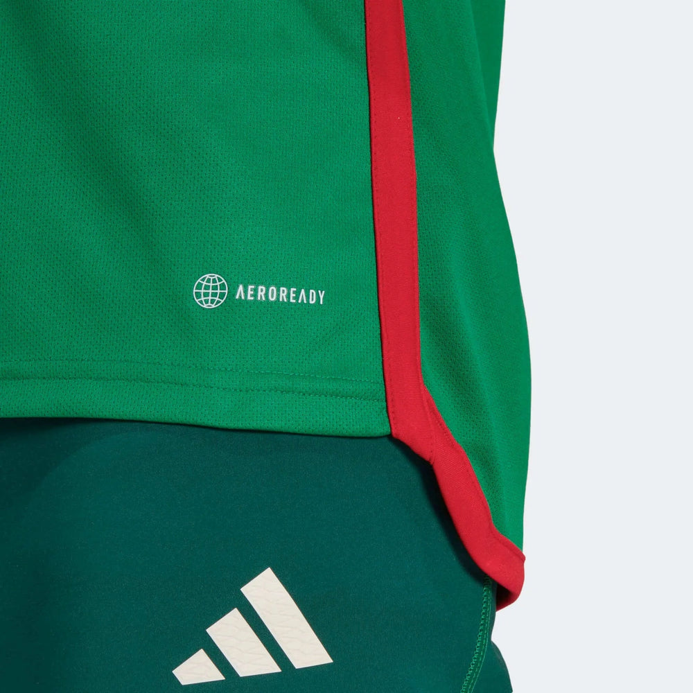 2022-23 Mexico Home Soccer Jersey - Green-Red | Adidas Discount