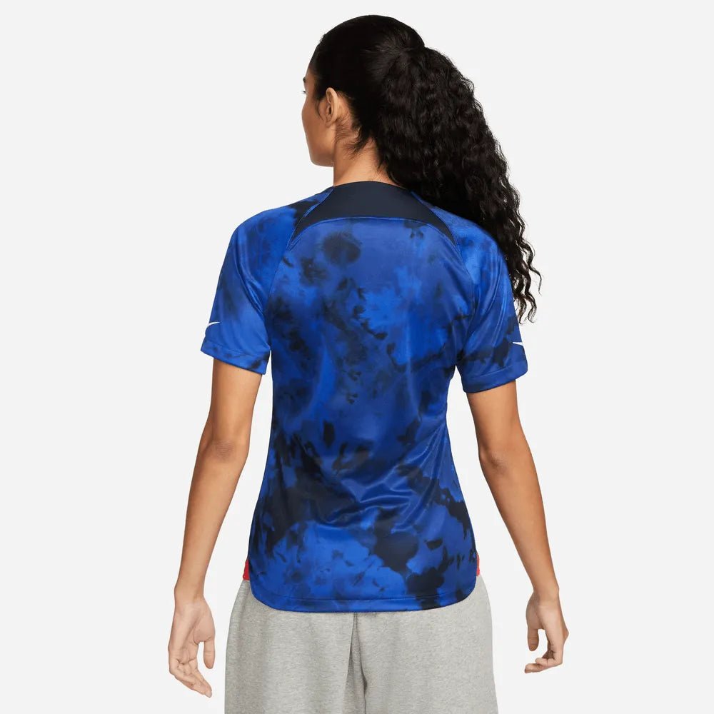 2022-23 USA Women's Away Soccer Jersey - Bright Blue-White | Nike Sports