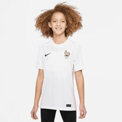 2022-23 France Away Youth Soccer Jersey White-Pink Glaze-Blue | Nike Online